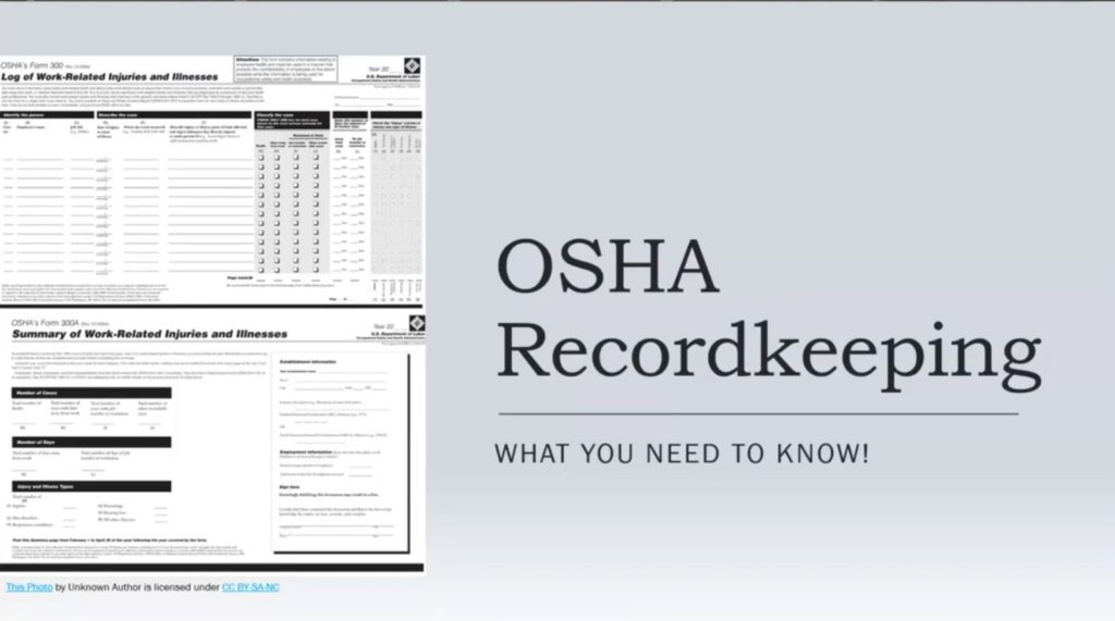 Recordkeeping